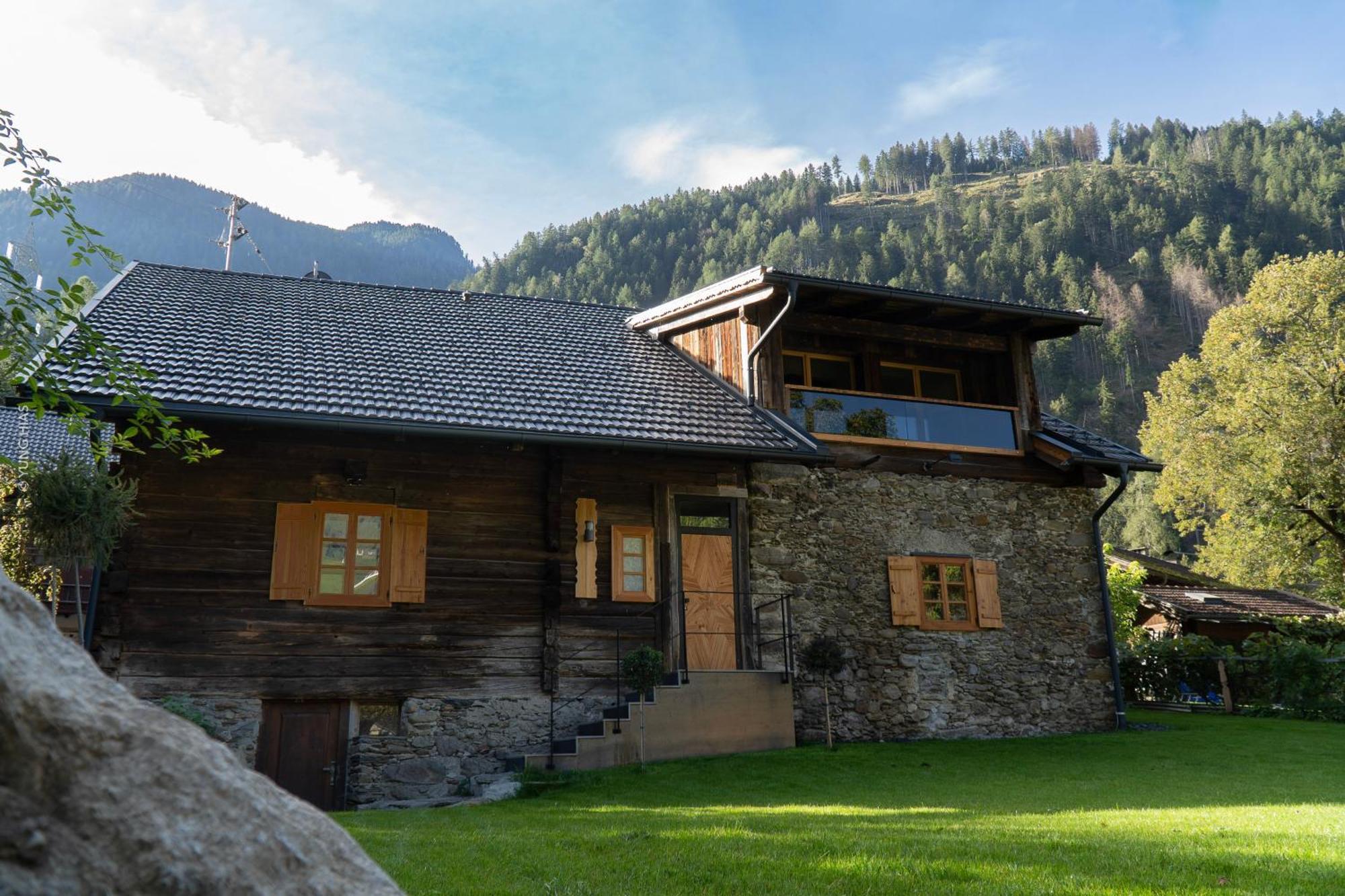 Chalet Schmelz Huette Mit Sauna Und Garten Флаттах Экстерьер фото